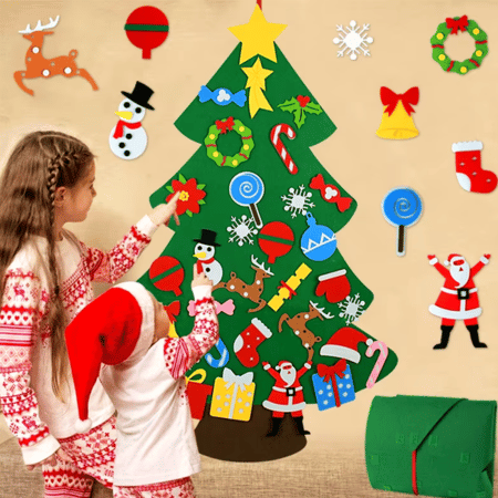 (Últimas horas de promoción anticipada 50% de DESCUENTO) Árbol Interactivo de Navidad Montessori